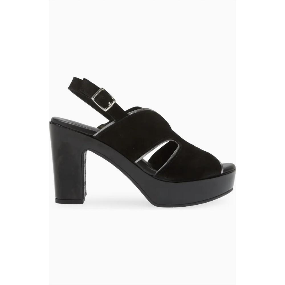 NEW CORDANI toni slingback heels in black suede - Picture 2 of 6